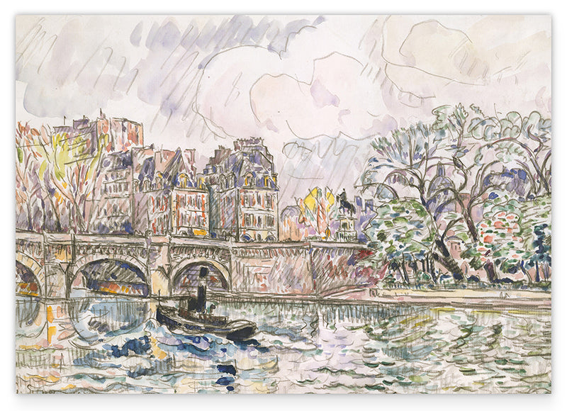 Paul Signac - Paris: Le Place Dauphine