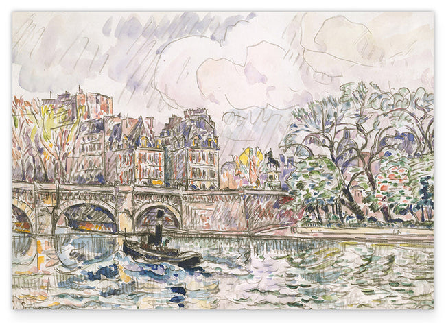 Paul Signac - Paris: Le Place Dauphine Hover Image
