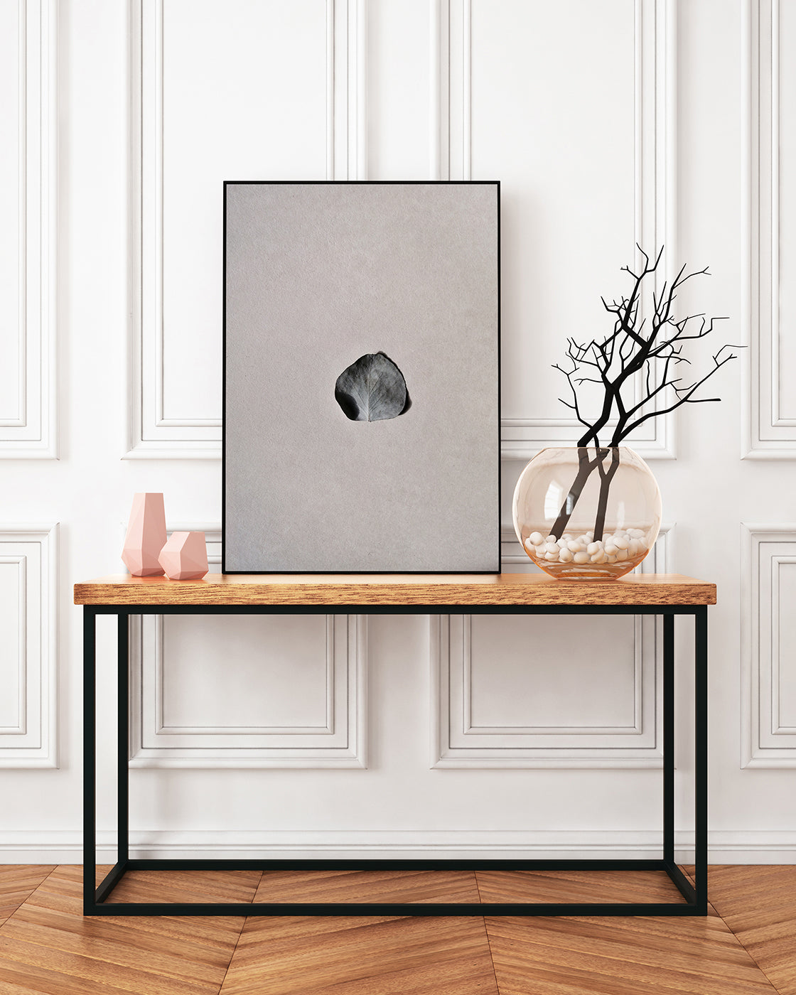 Rosenblatt - Schwarz-Weiß