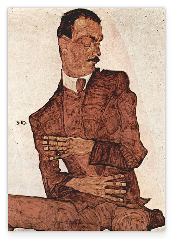 Egon Schiele - Portrait von Arthur Rössler Hover Image