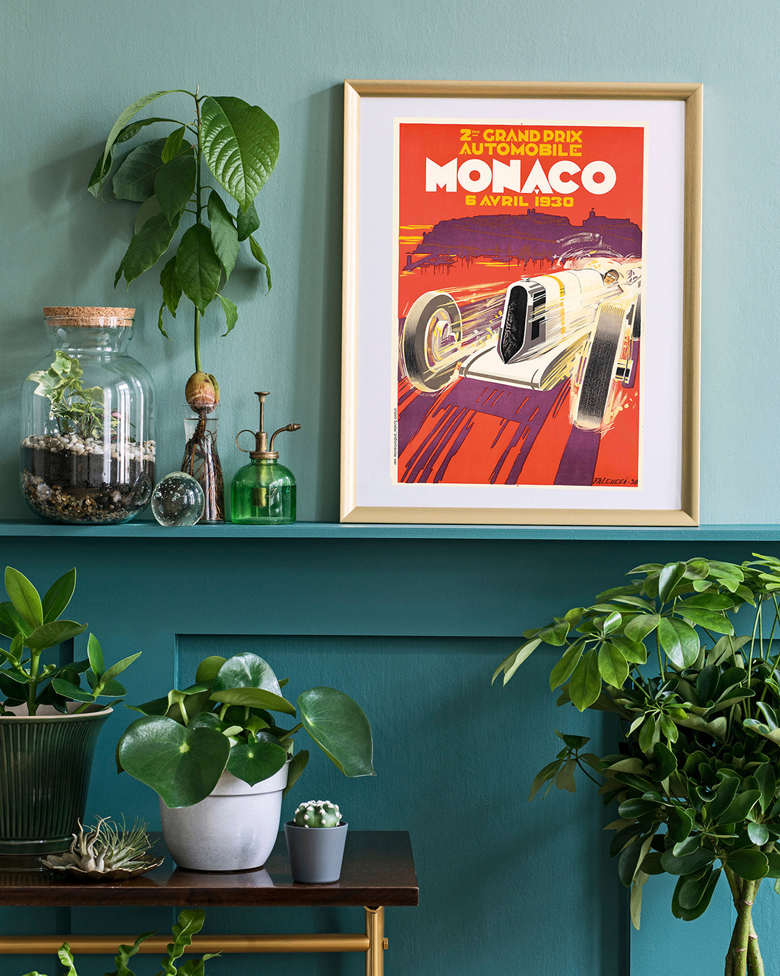 Pierre Fix-Masseau - Art Deco Werbeplakat - Grand Prix Monaco