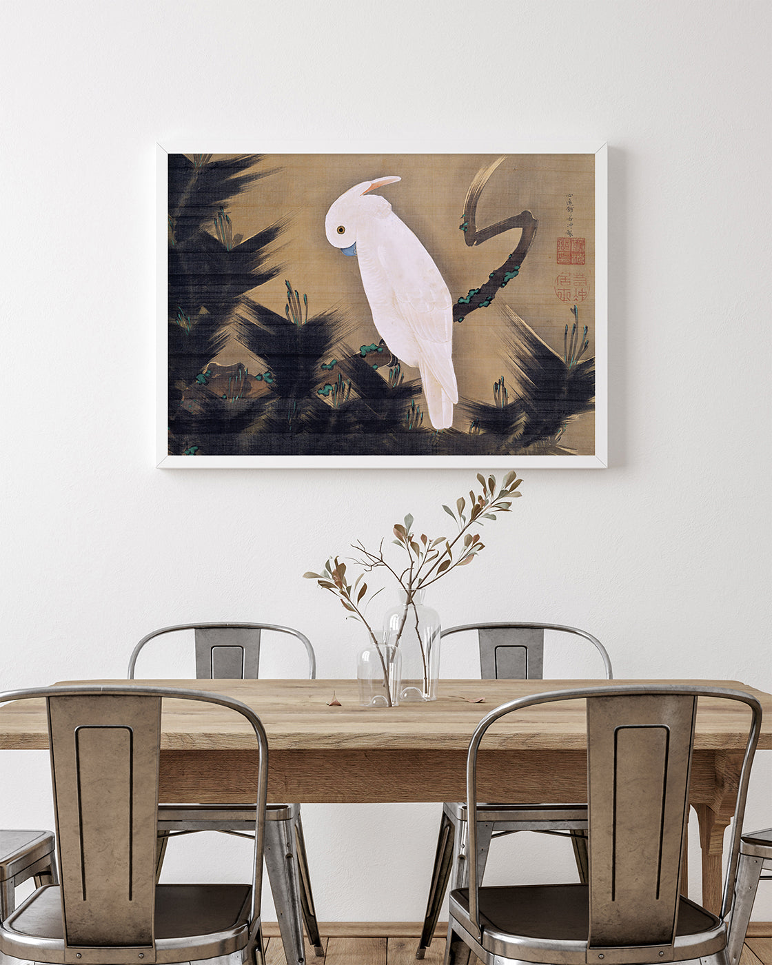 Itō Jakuchū - Weißer Kakadu