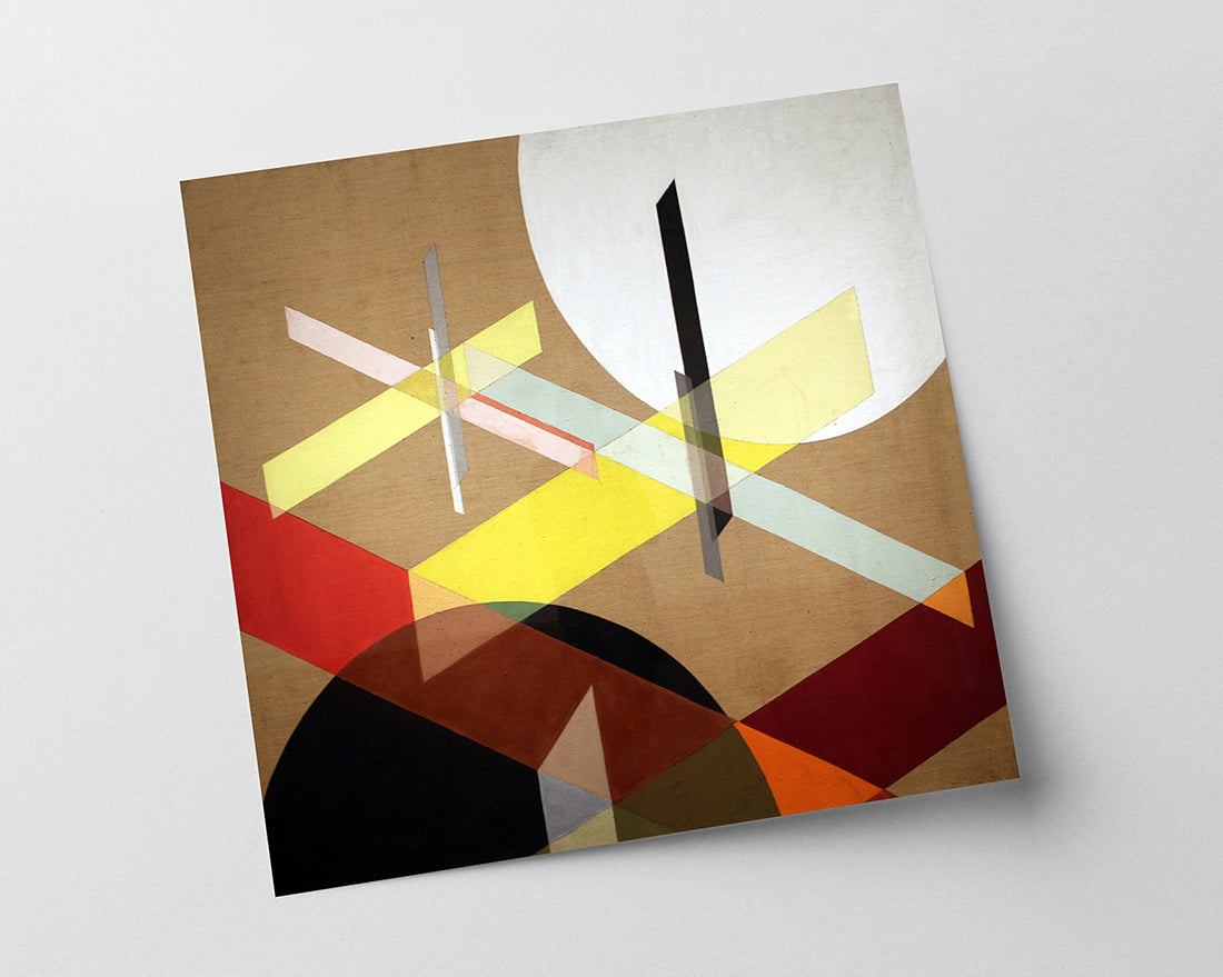 László Moholy Nagy - Abstrakte bunte Formen