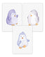 Poster-Set "Süße Pinguine"