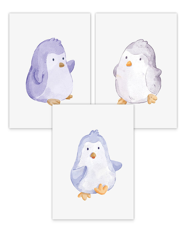 Poster-Set "Süße Pinguine" Hover Image