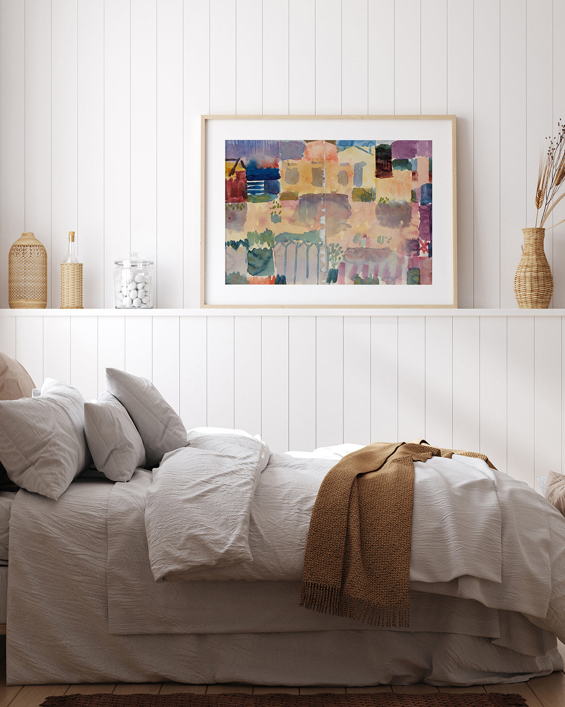 Paul Klee - Garten in St. Germain, Das Europäische Vierteil nahe Tunis (1914)