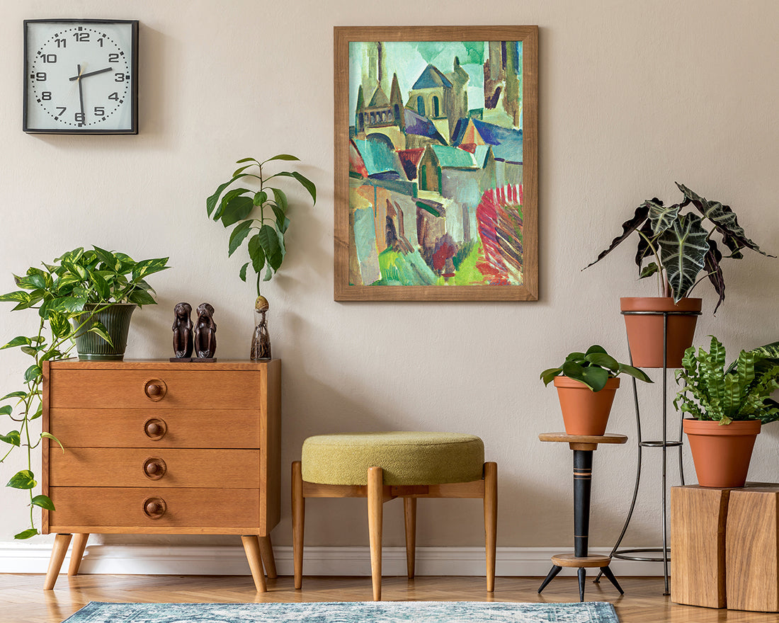 Robert Delaunay - Bild-Studie "Die Türme von Laon"