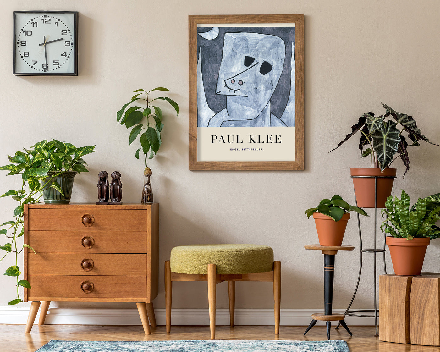 Paul Klee - Museum-Poster Engel Bittsteller