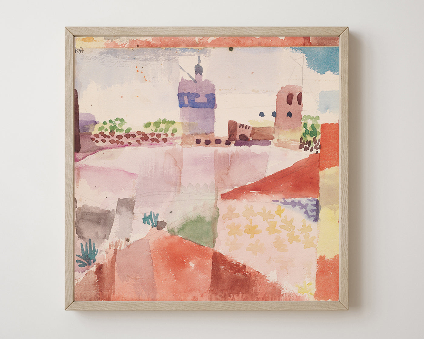 Paul Klee - Hammamet (Tunesien) und ihre Moschee (1914)