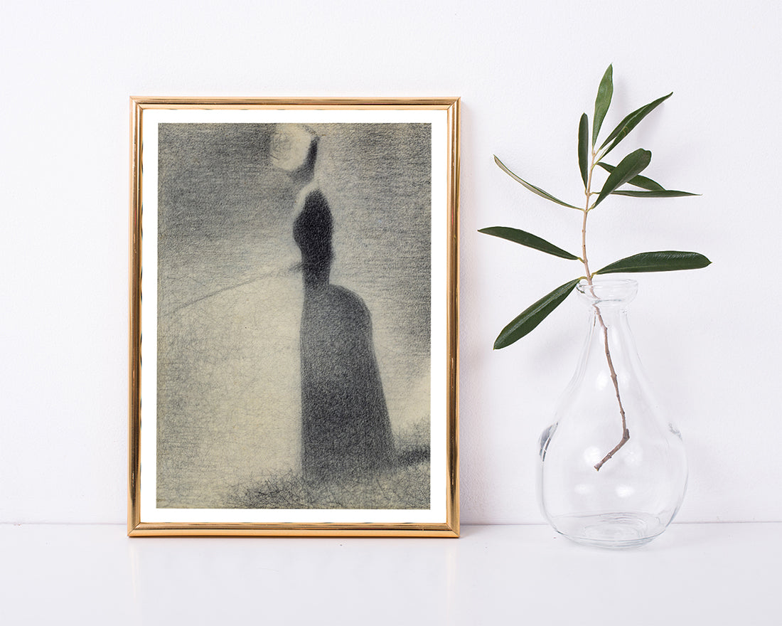 Georges Seurat - Eine Frau beim Angeln