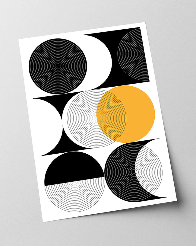 Kreise in verschiedenen Varianten - Orange Main Image