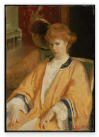 Howard Cushing - Rothaariges Mädchen am Spiegel