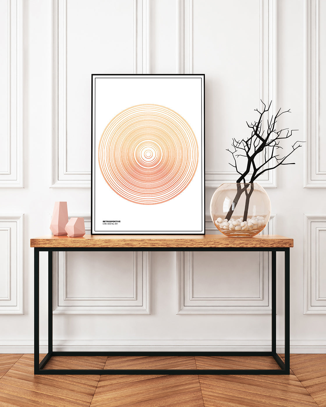 Retrospektive - No. 001 - Kreise in Orange