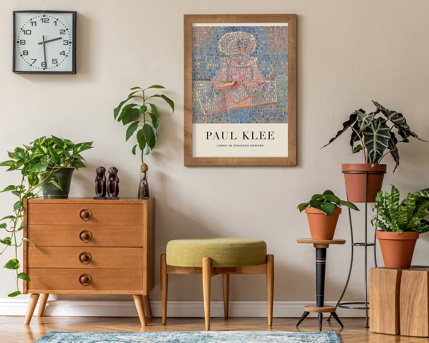 Paul Klee - Museum-Poster Junge im schicken Gewand