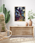 August Macke - Straße mit Kirche in Kandern