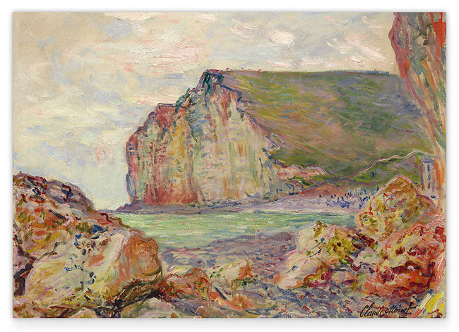 Claude Monet - Klippen von kleinen Platten Hover Image