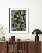 Paul Klee - Komposition mit dem gelben Halbmond und dem Y (1918)