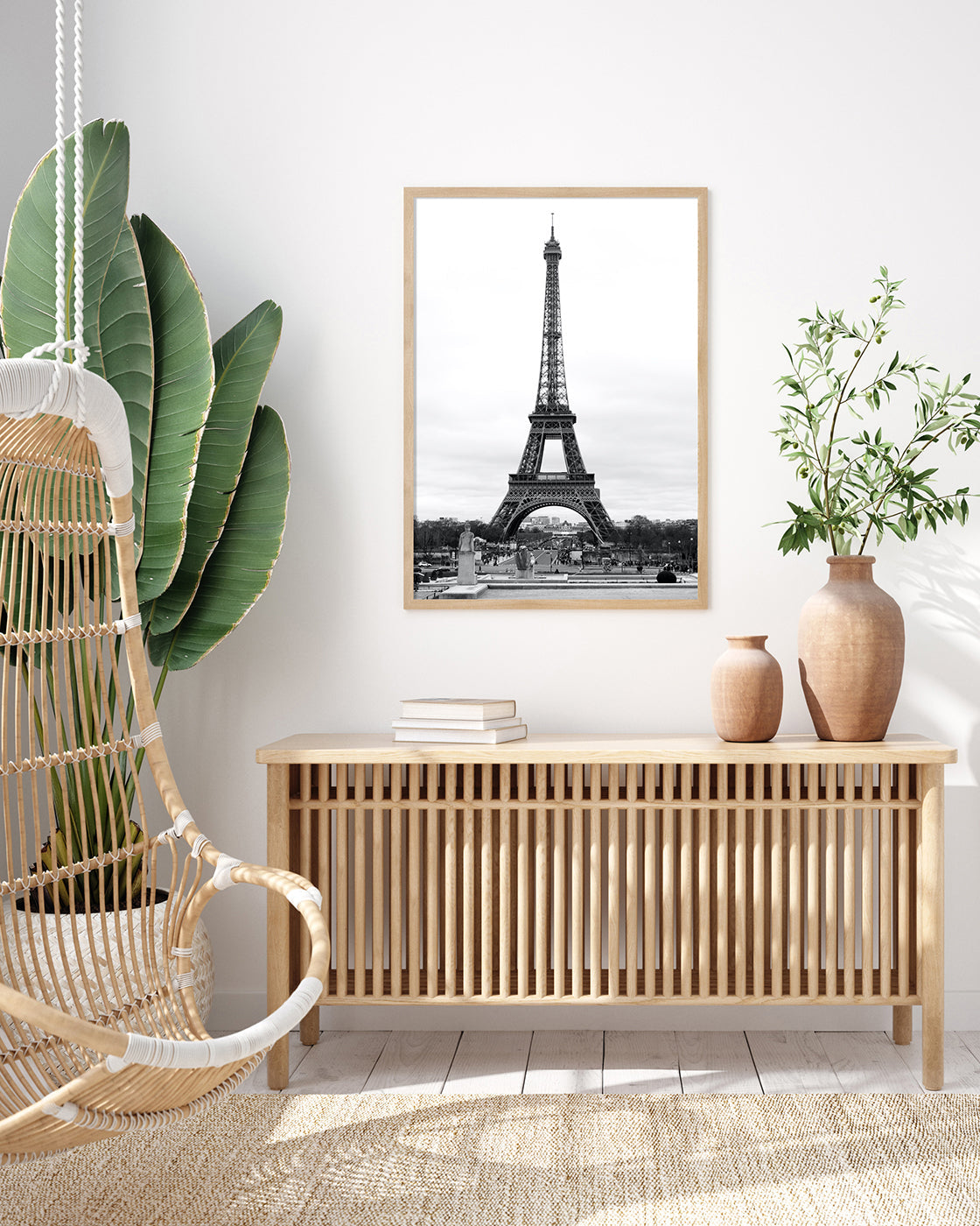 Eiffelturm - Schwarz-Weiß