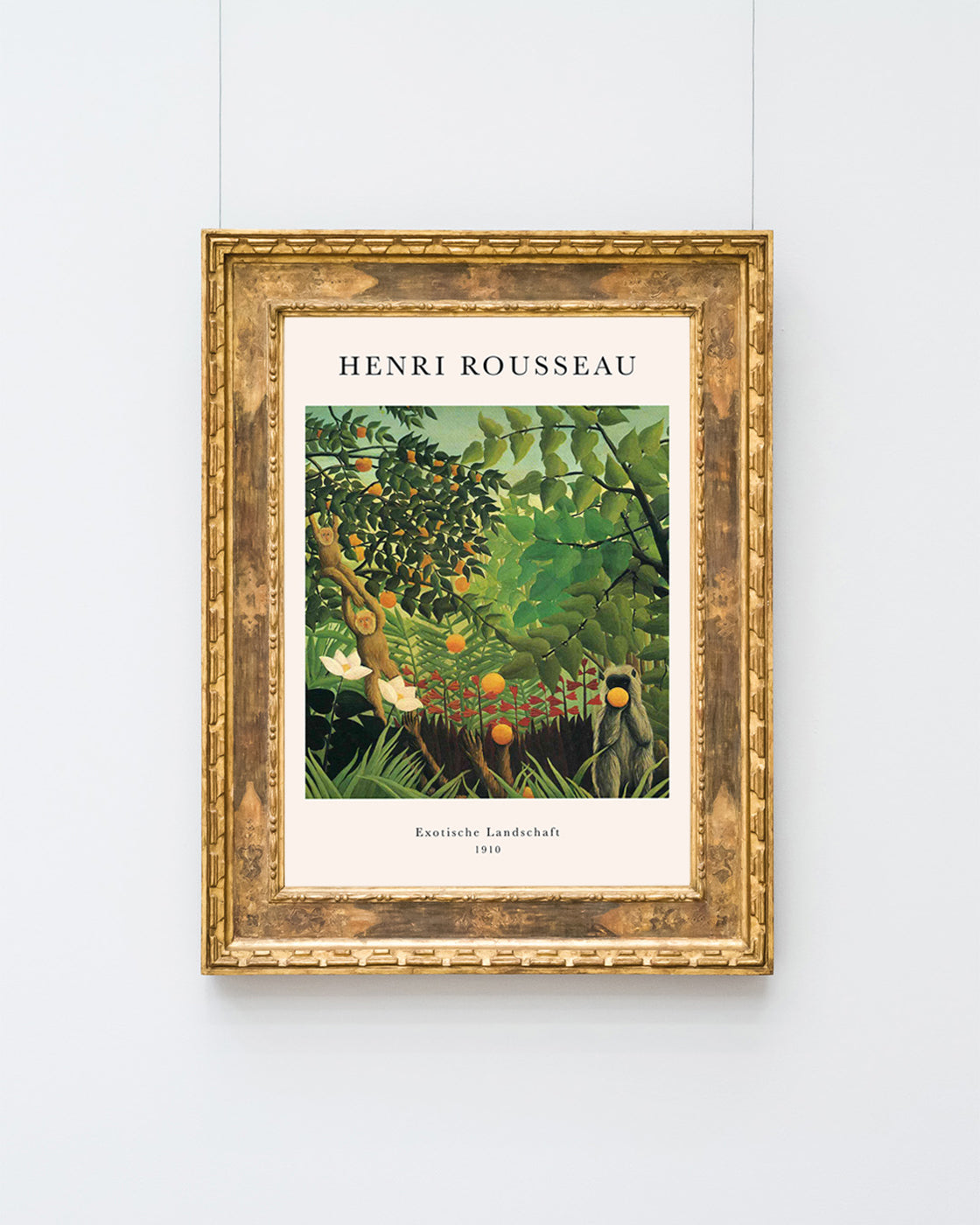 Henri Rousseau - Museum-Poster Exotische Landschaft