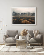 Berge in einer Nebellandschaft