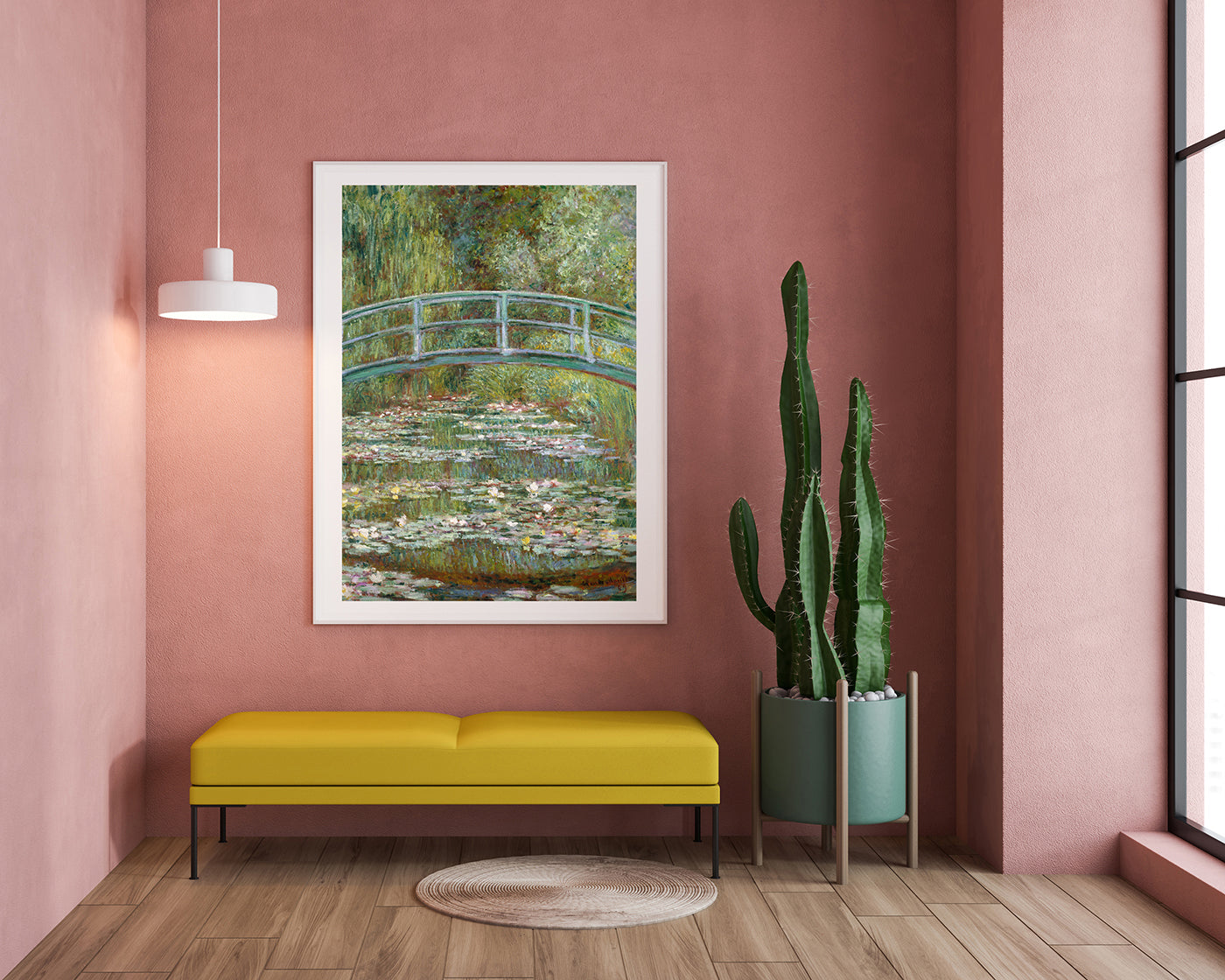 Claude Monet - japanische Brücke über den Seerosenteich (1899)