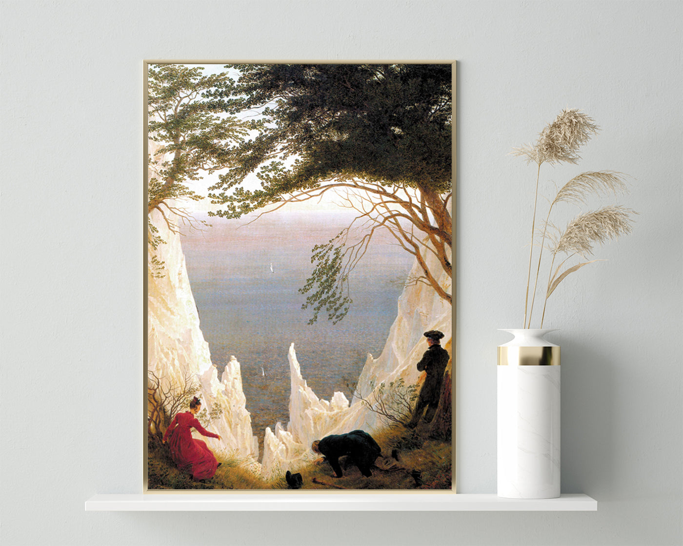 Caspar David Friedrich - Kreidefelsen auf Rügen