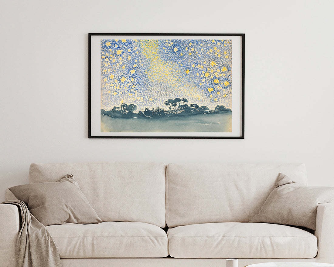 Henri-Edmond-Kreuz - Landschaft mit Sternen