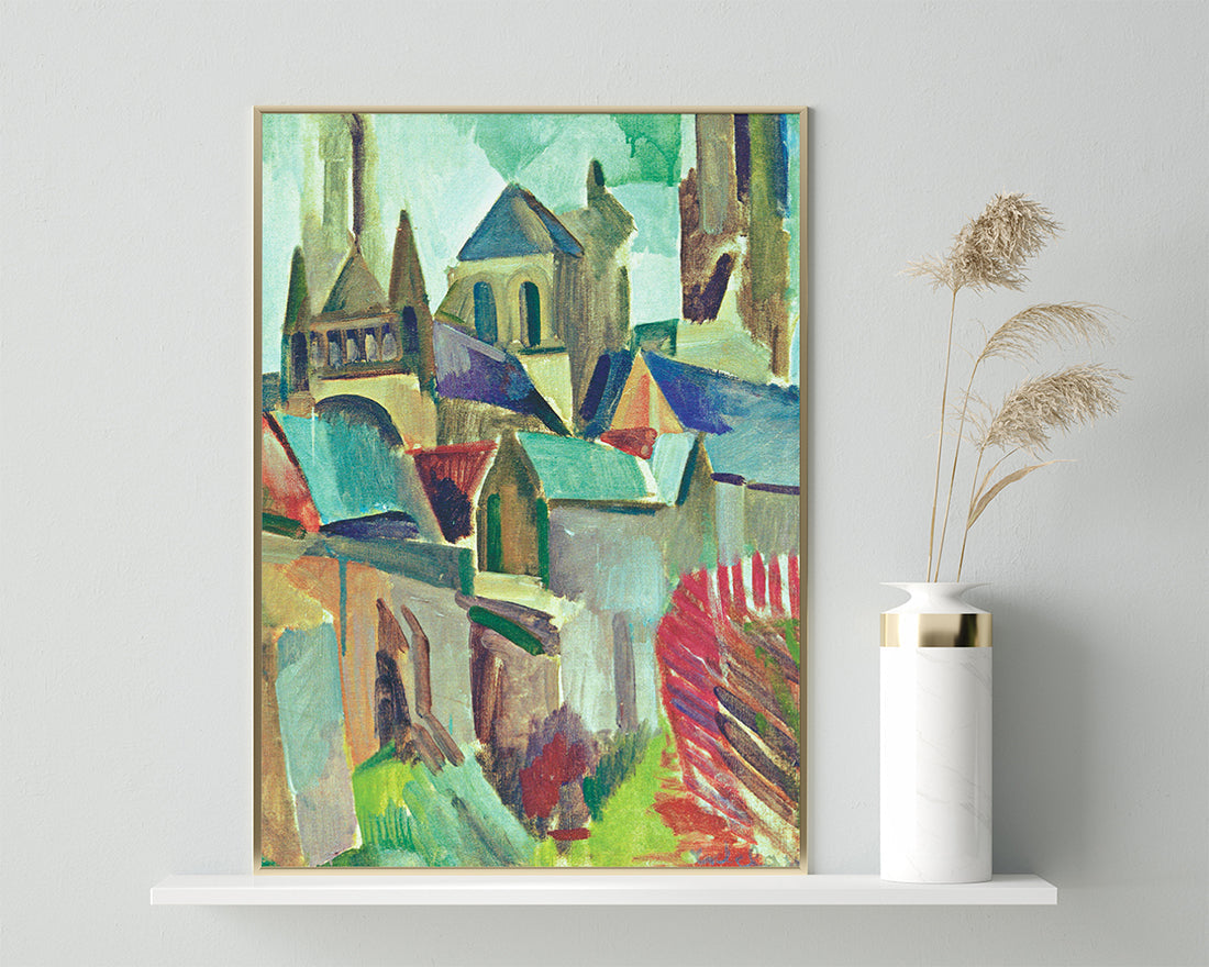 Robert Delaunay - Bild-Studie "Die Türme von Laon"