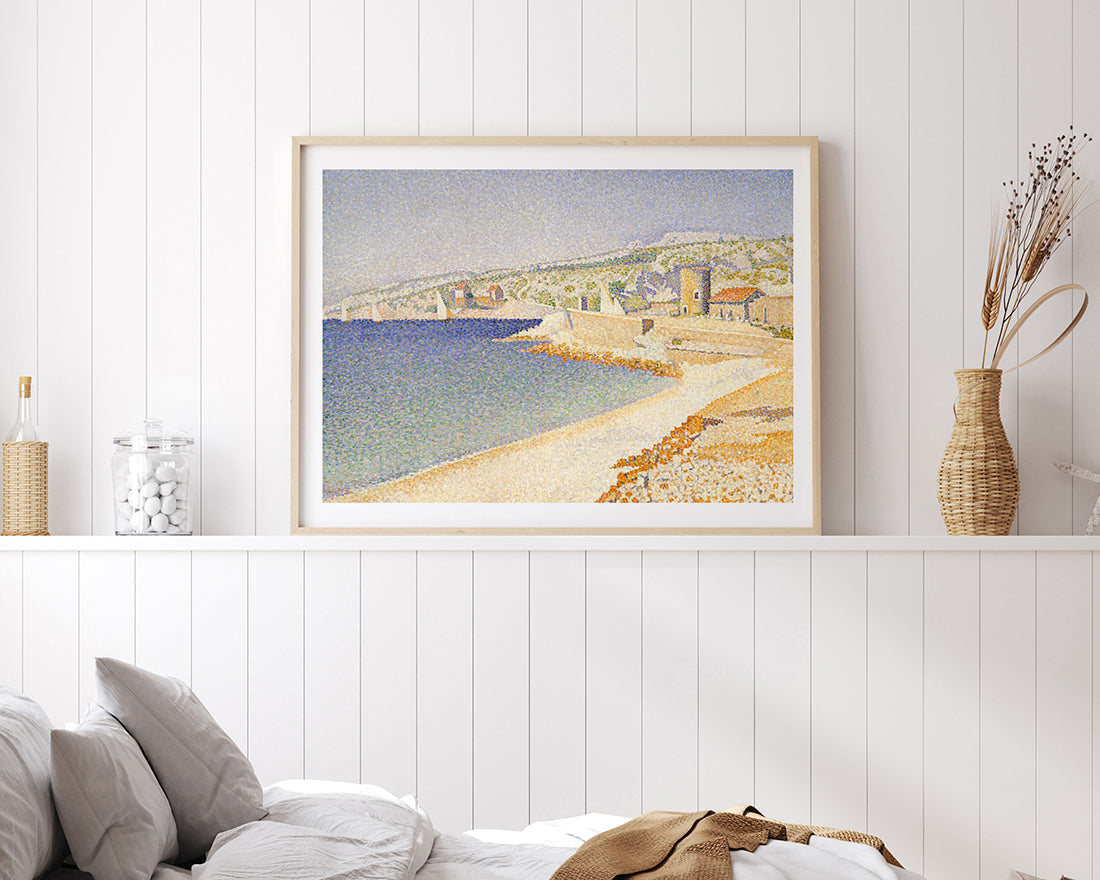 Georges Seurat - Der Anlegesteg in Cassis, Opus 198