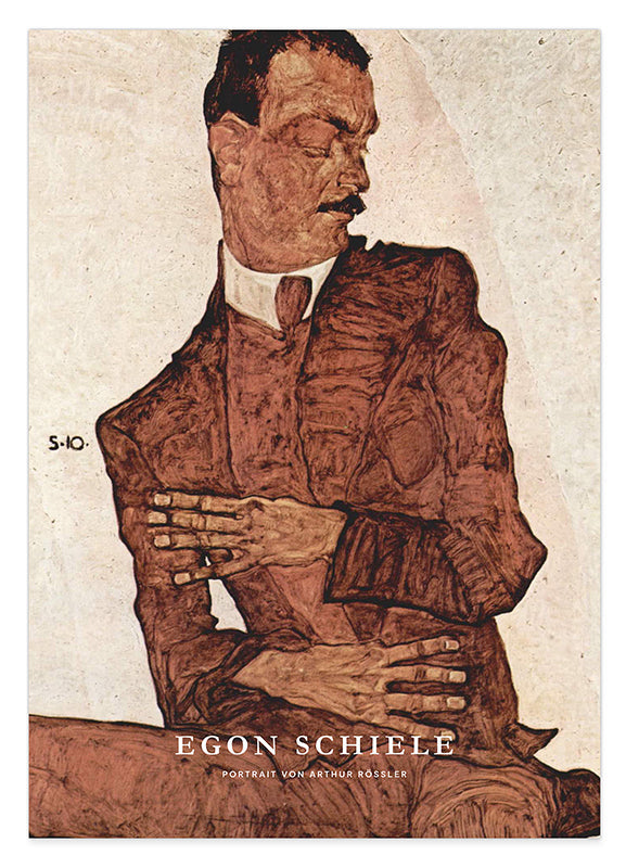 Egon Schiele - Museum-Poster II Portrait von Arthur Rössler Hover Image