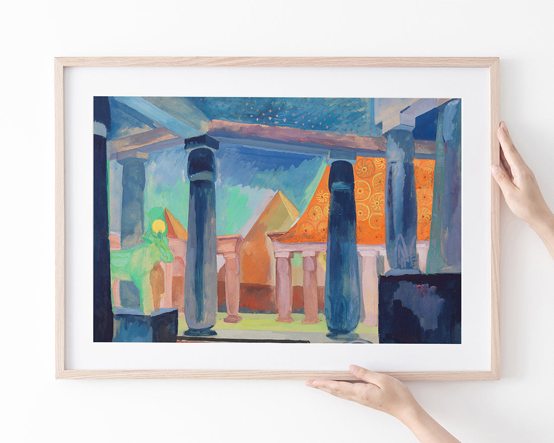 Robert Delaunay - Bühnenbild für Kleopatra