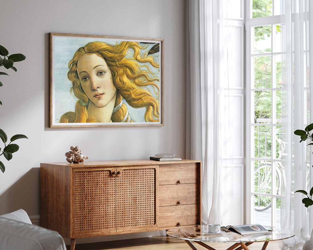 Sandro Boticelli - Die Geburt der Venus (Ausschnitt)