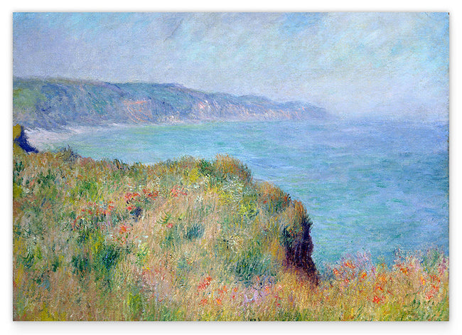 Claude Monet - Klippe bei Pourville Hover Image