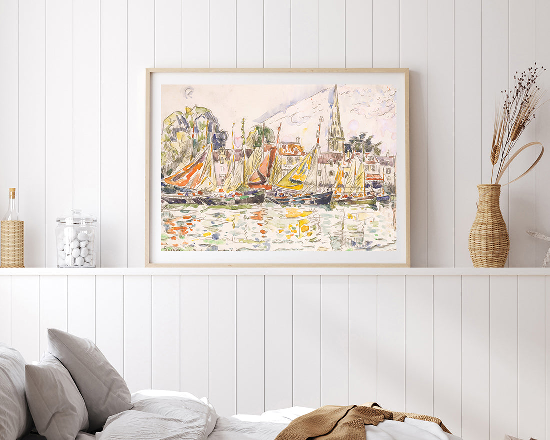 Paul Signac - Le Pouliguen: Fischerboote