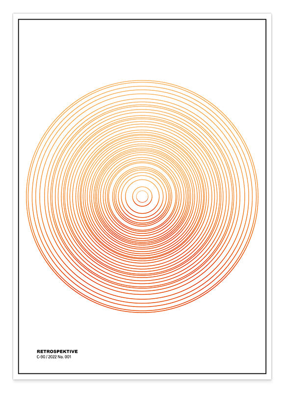 Retrospektive - No. 001 - Kreise in Orange