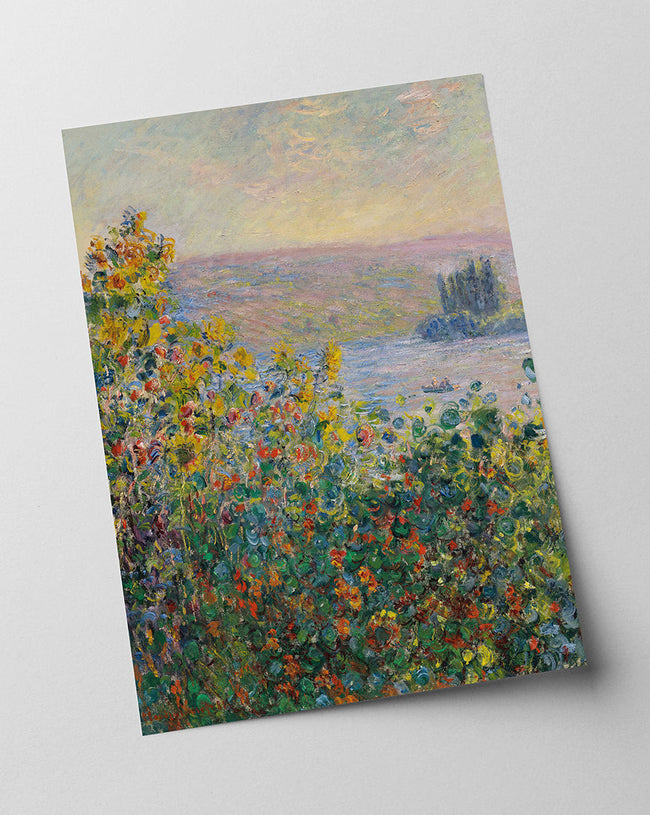 Claude Monet - Blumenbeete in Vetheuil Main Image