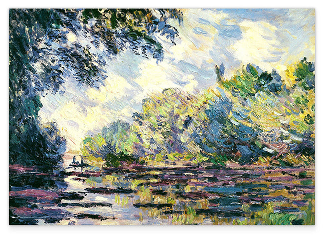 Claude Monet - Ausschnitt der Seine nahe Giverny Hover Image