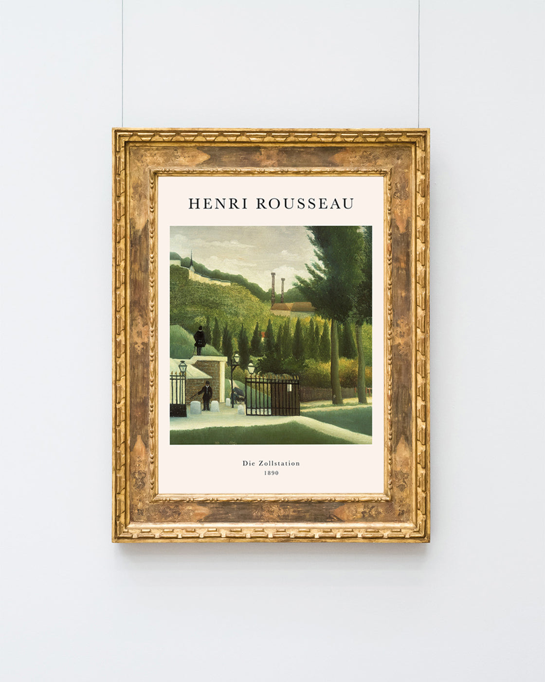 Henri Rousseau - Museum-Poster Die Zollstation