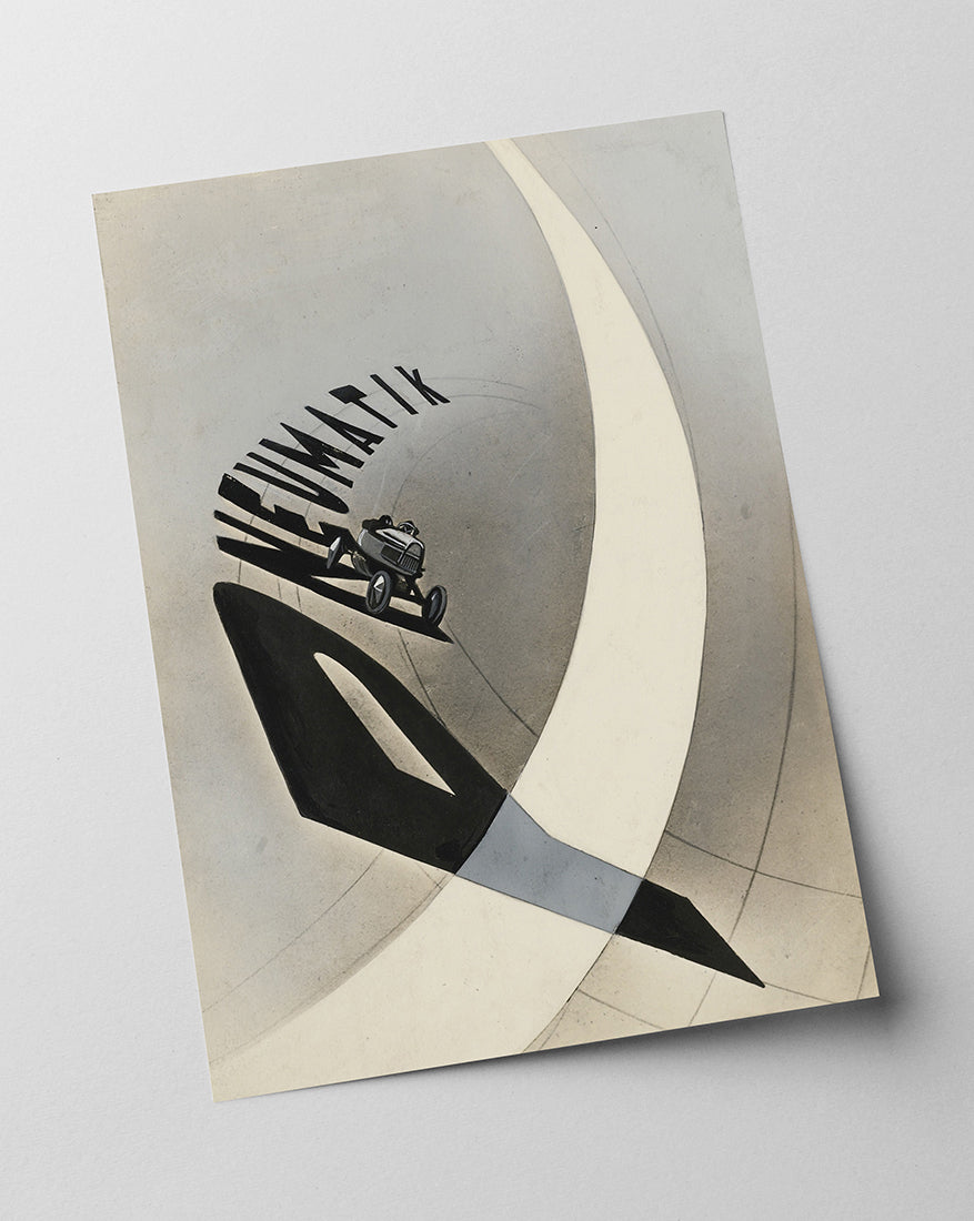 László Moholy Nagy - Pneumatik schwarz-weiß