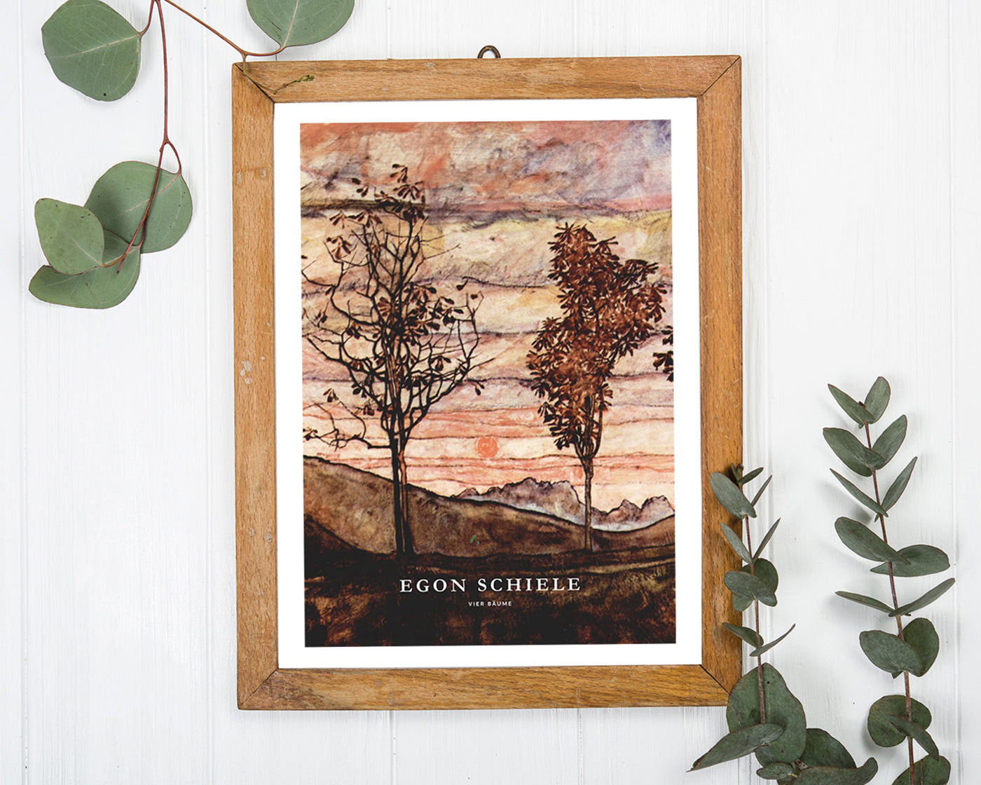 Egon Schiele - Museum-Poster II Vier Bäume (Ein Ausschnitt)