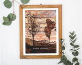 Egon Schiele - Museum-Poster II Vier Bäume (Ein Ausschnitt)