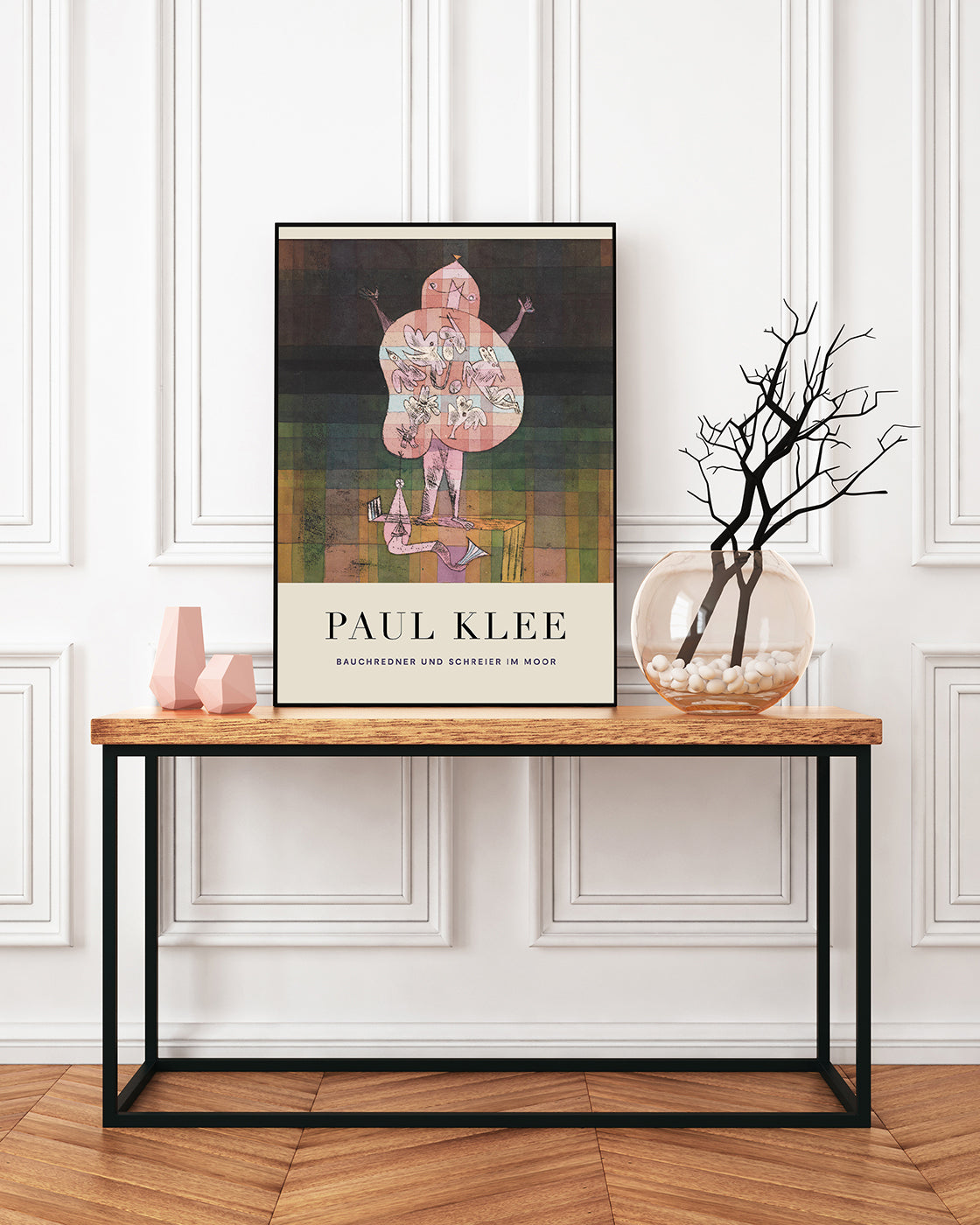 Paul Klee - Museum-Poster Bauchredner und Schreier im Moor