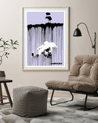 Banksy - Museum-Poster Alkoholismus - Engel im Regen