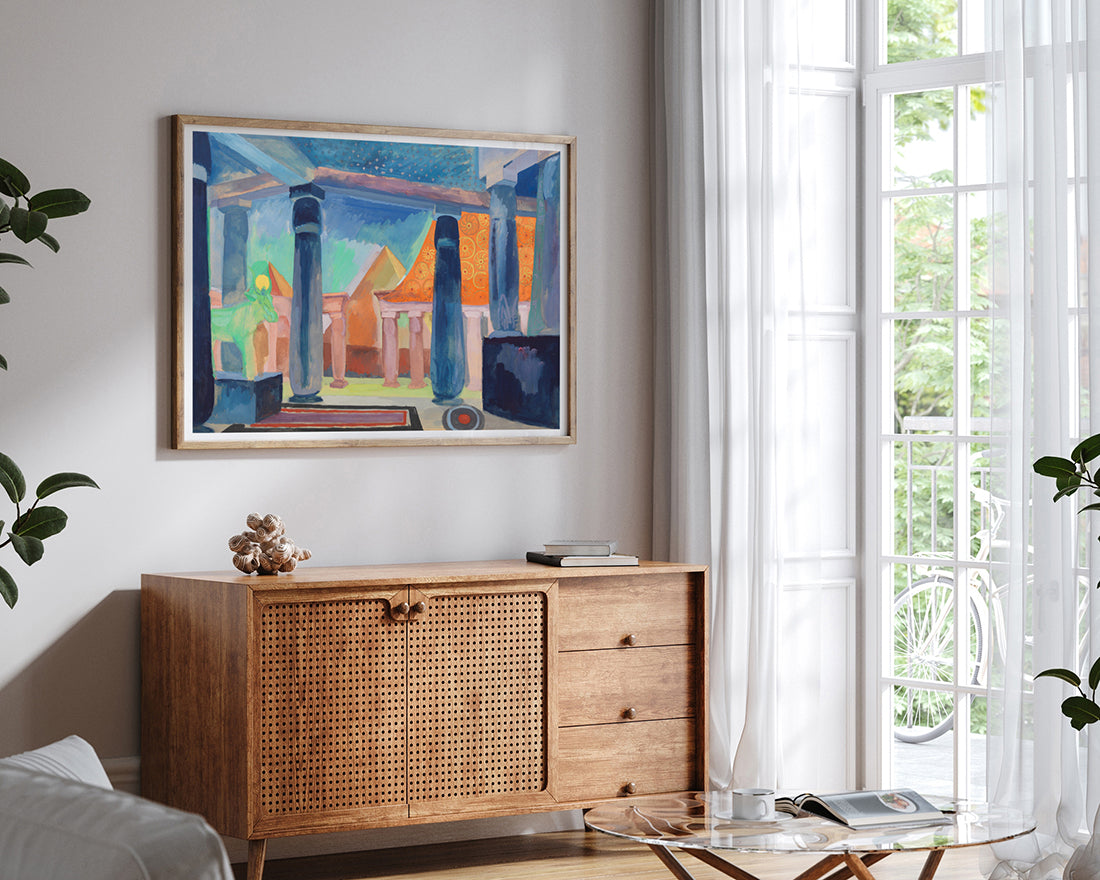 Robert Delaunay - Bühnenbild für Kleopatra