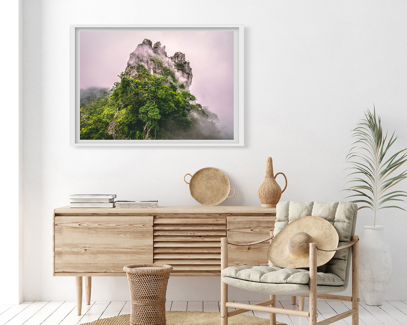 Asiatische Berglandschaft