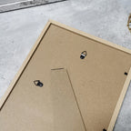 WallArtHouse Rahmen Trendy Weißes Holz A4