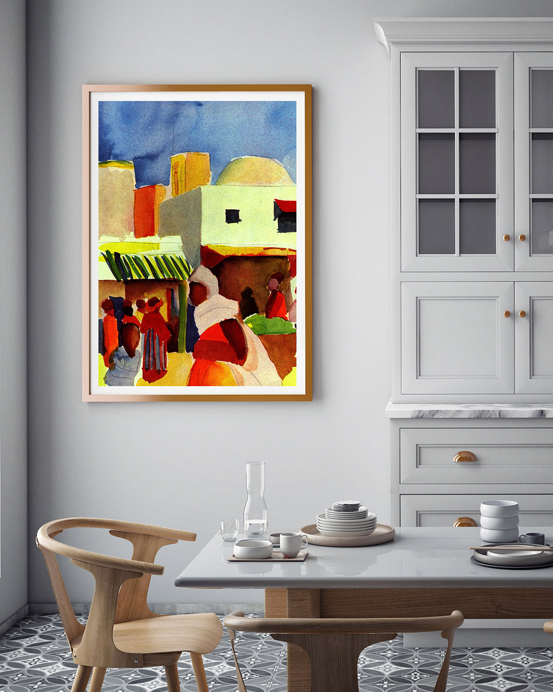 August Macke - Markt in Tunis