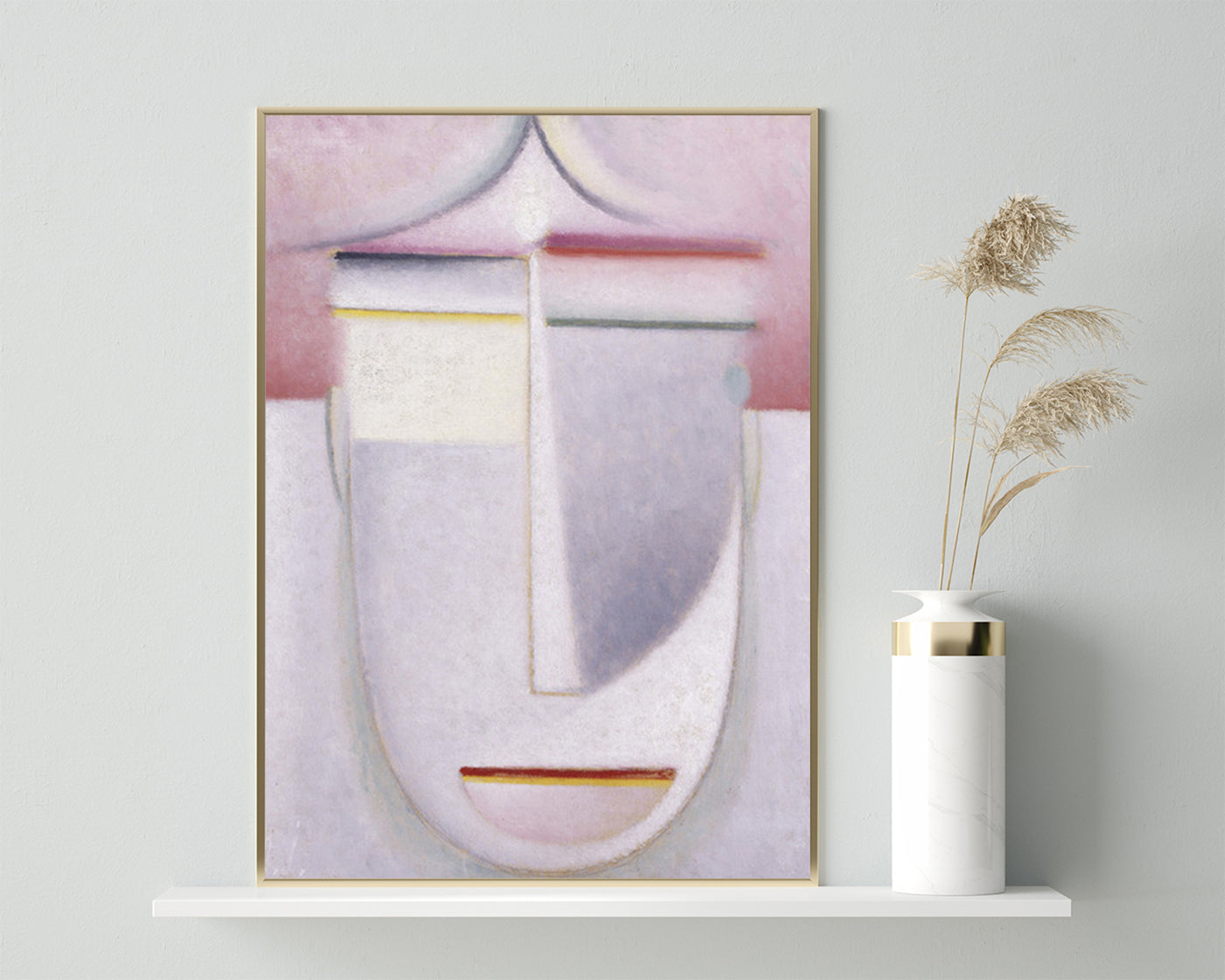 Alexej von Jawlensky - Abstrakter Kopf Komposition 2 Winter