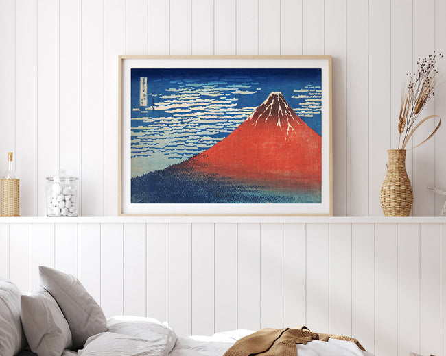 Katsushika Hokusai - Mount Fuji Südwind, klarer Himmel (Gaifū kaisei) Main Image