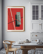 László Moholy Nagy - Abstrakte Szene in rot